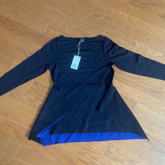 COS Blue Peplum Sweater - Picture 5 of 6